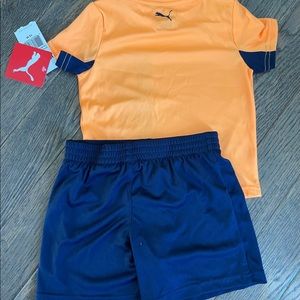 Puma 2 piece shorts set. Size 18 months. New with tags.